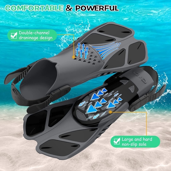 Swim Fins NEW adjustable fit S/M - Picture 6 of 11